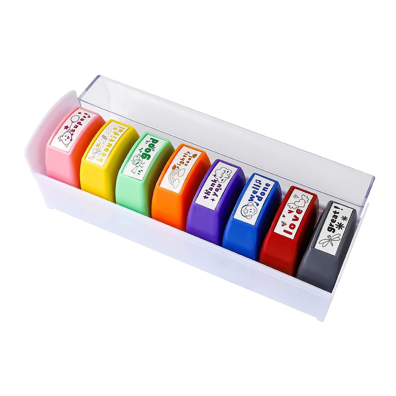 8x Teacher Stamps Set Encourag - огляд і ціна Kids Education Motivation