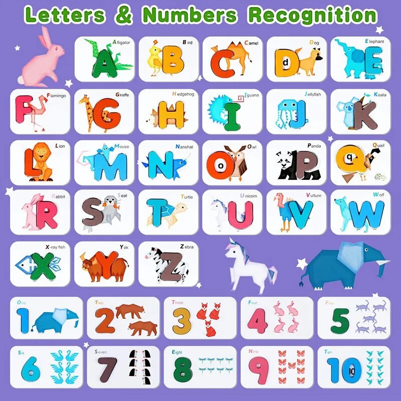 Montessori Alphabet Numbers Fl - огляд і ціна Kids Education Number