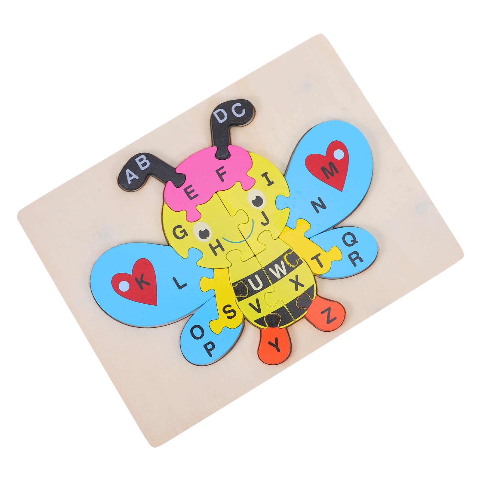 1Set Wooden Abc Puzzle Bee Sha - огляд і ціна Abc Kids Early Education
