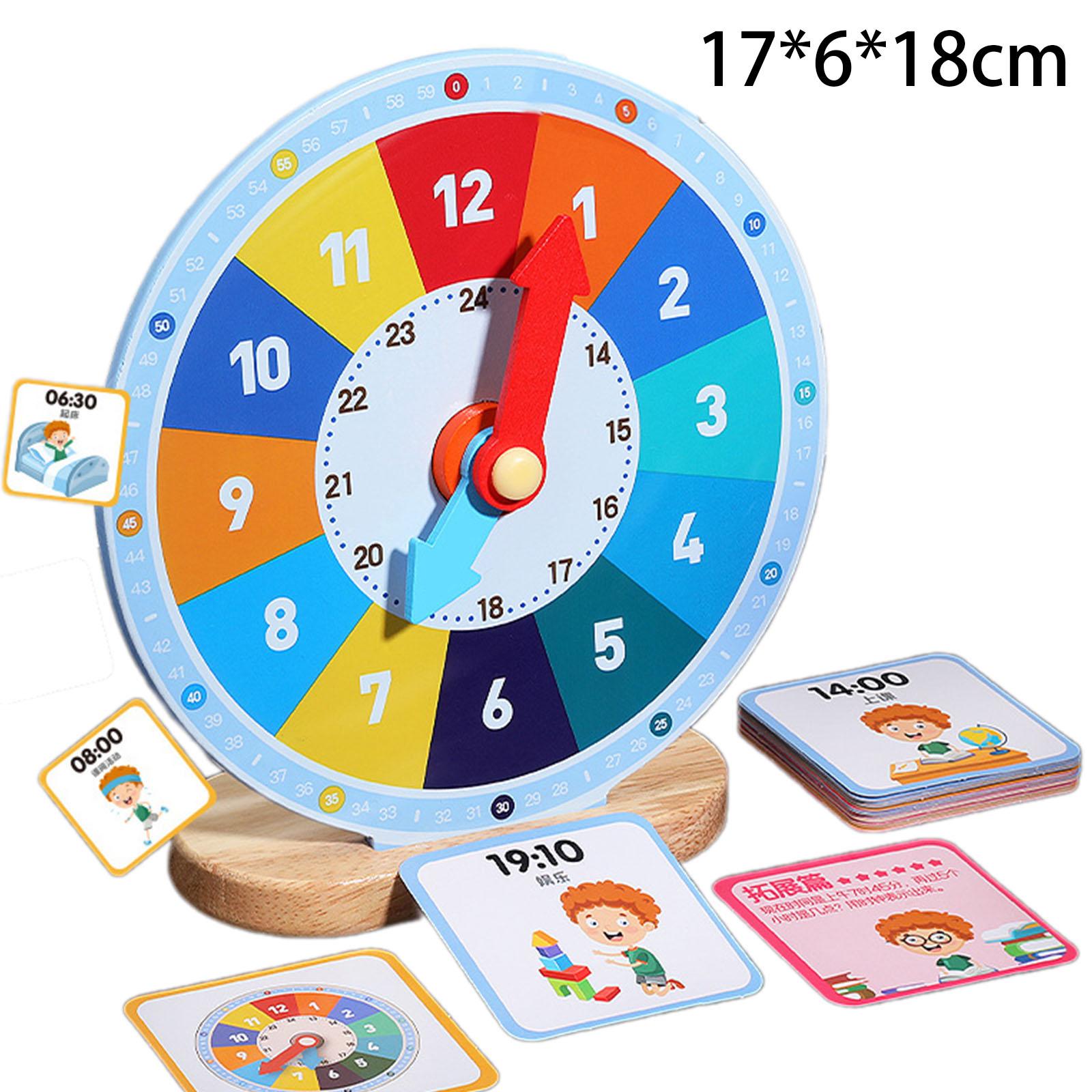 Wooden Education Clock Learnin - огляд і ціна Kids Education Number