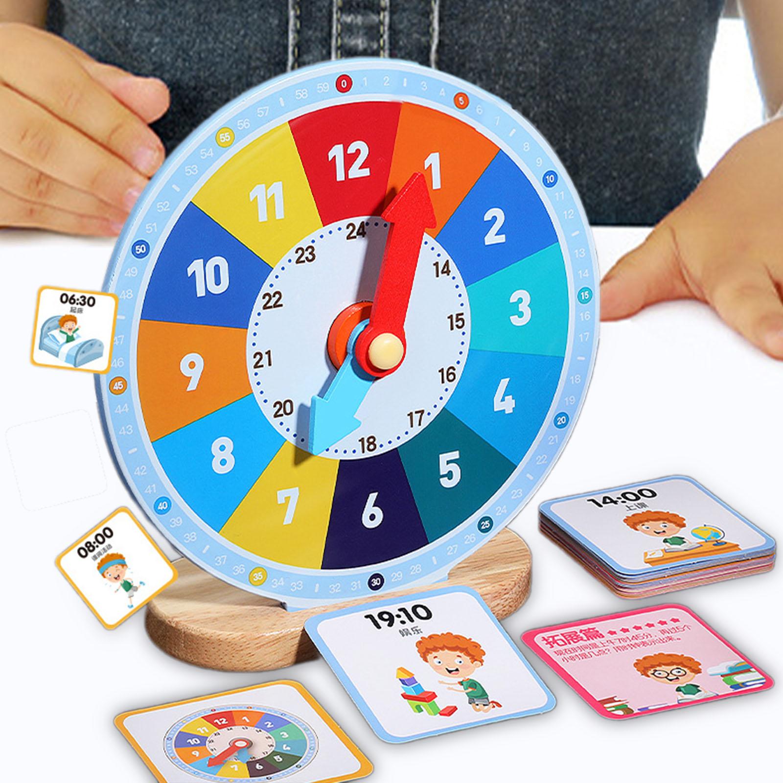 Wooden Education Clock Learnin - огляд і ціна Kids Education Number
