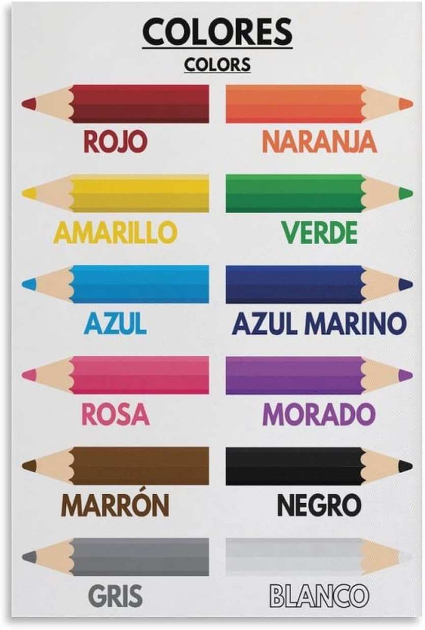 1p,Color Names for Kids, Spani - огляд і ціна Kids Education Name