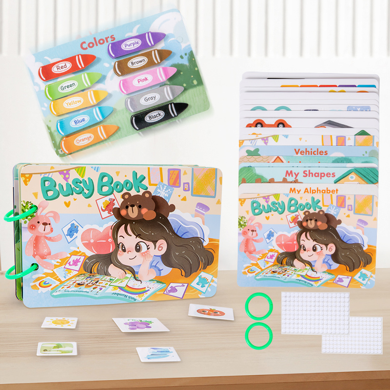 Montessori Children Busy Book  - огляд і ціна Kids First Education
