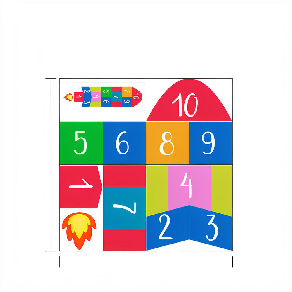 Educational Rocket Hopscotch W - огляд і ціна Kids Education Number