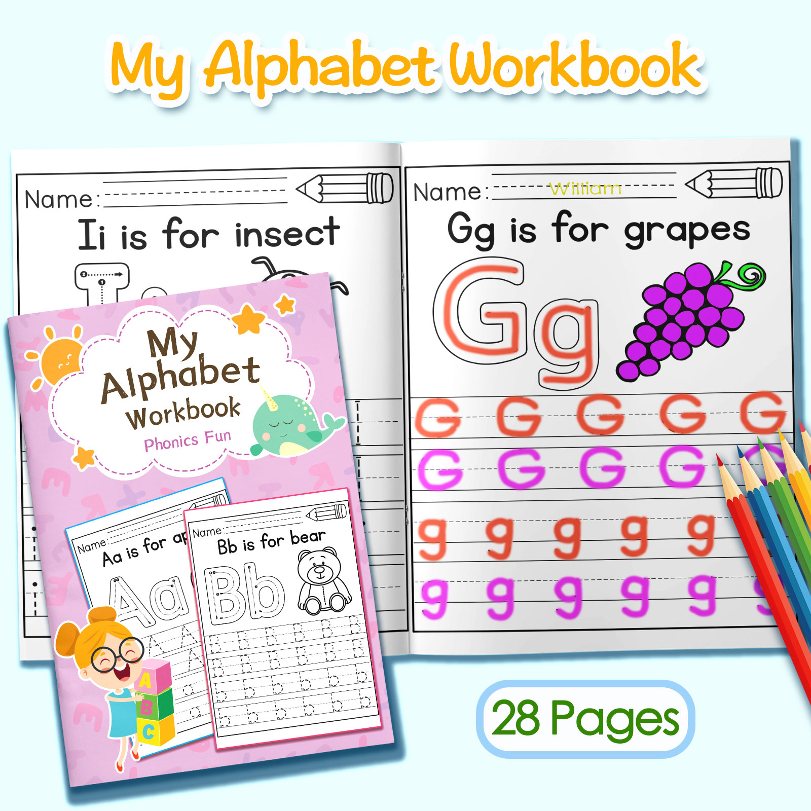 Kids Alphabet Words & Sentence - огляд і ціна Kids Education Activities