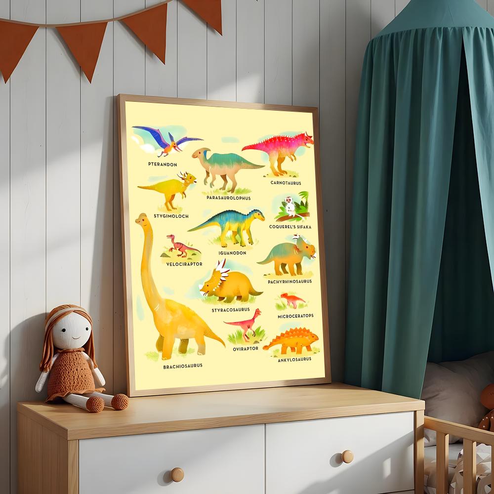 Art Dinosaur Names Chart Poste - огляд і ціна Kids Education Name