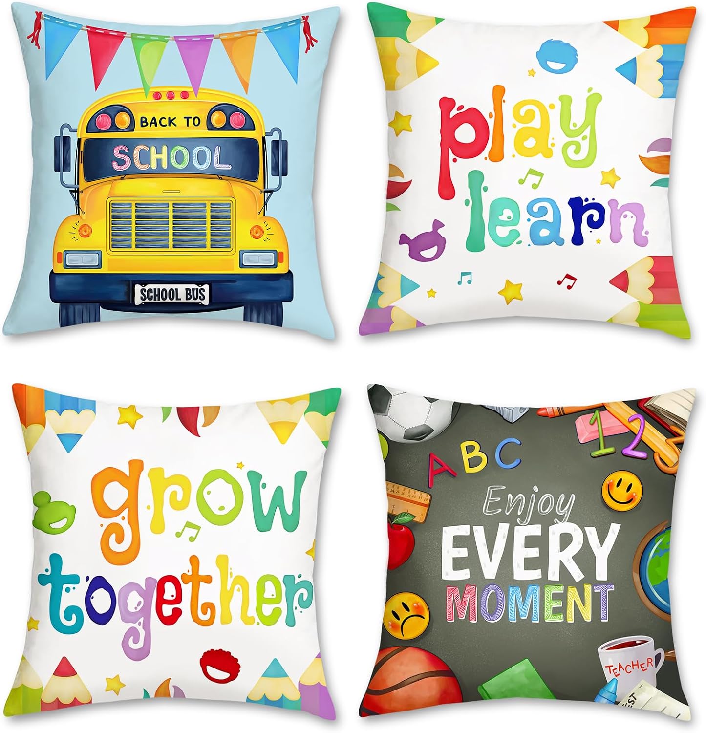4 Pack Back to School Nursery  - огляд і ціна Kids Education Motivation